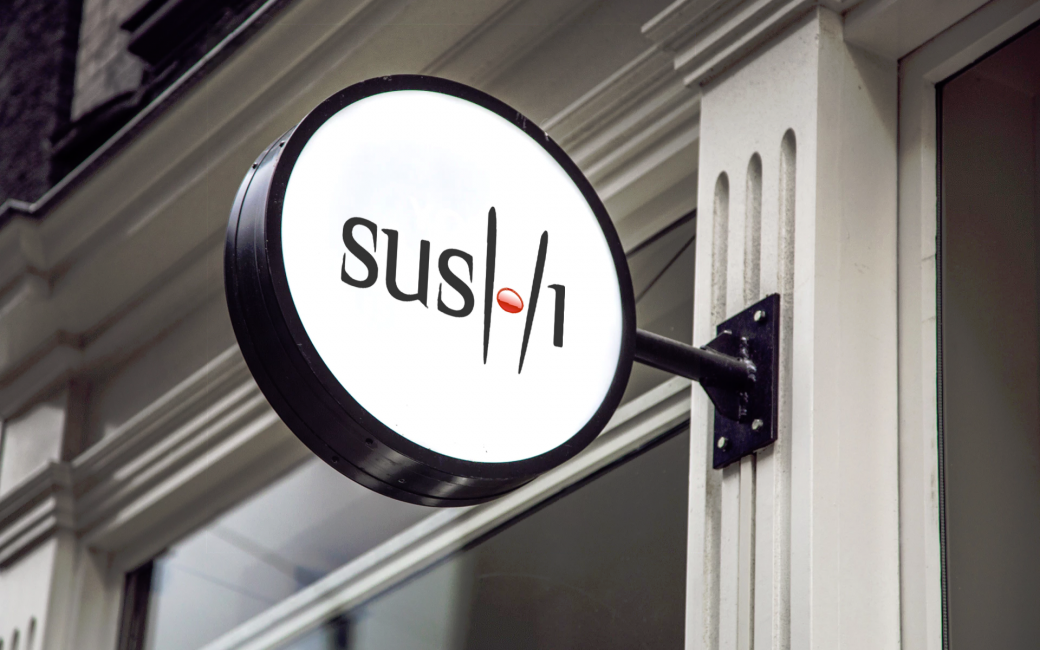 Sushi Restaurant Logo Design Brand Identity