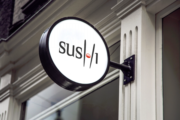 Sushi Restaurant Logo Design Brand Identity