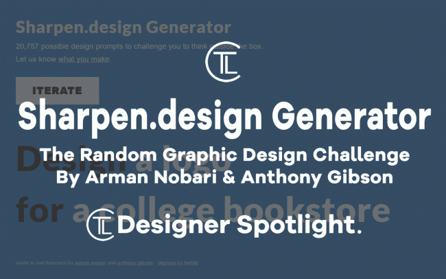 Munk skranke radiator Sharpen.design Generator: The Random Graphic Design Challenge