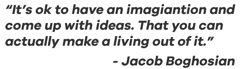 Jacob Boghosian Designer Quote