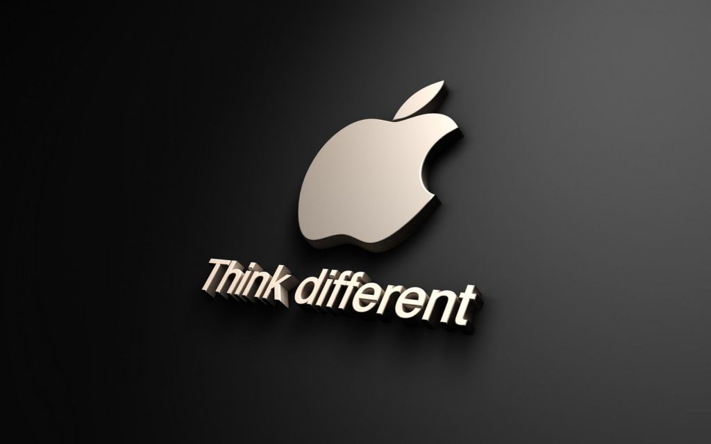 Logotipo de Apple - Piensa diferente