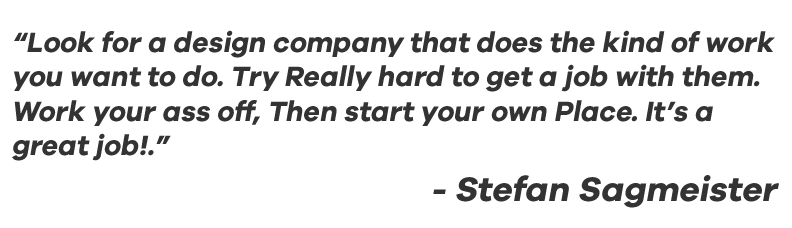 Designer Interview Stefan Sagmeister