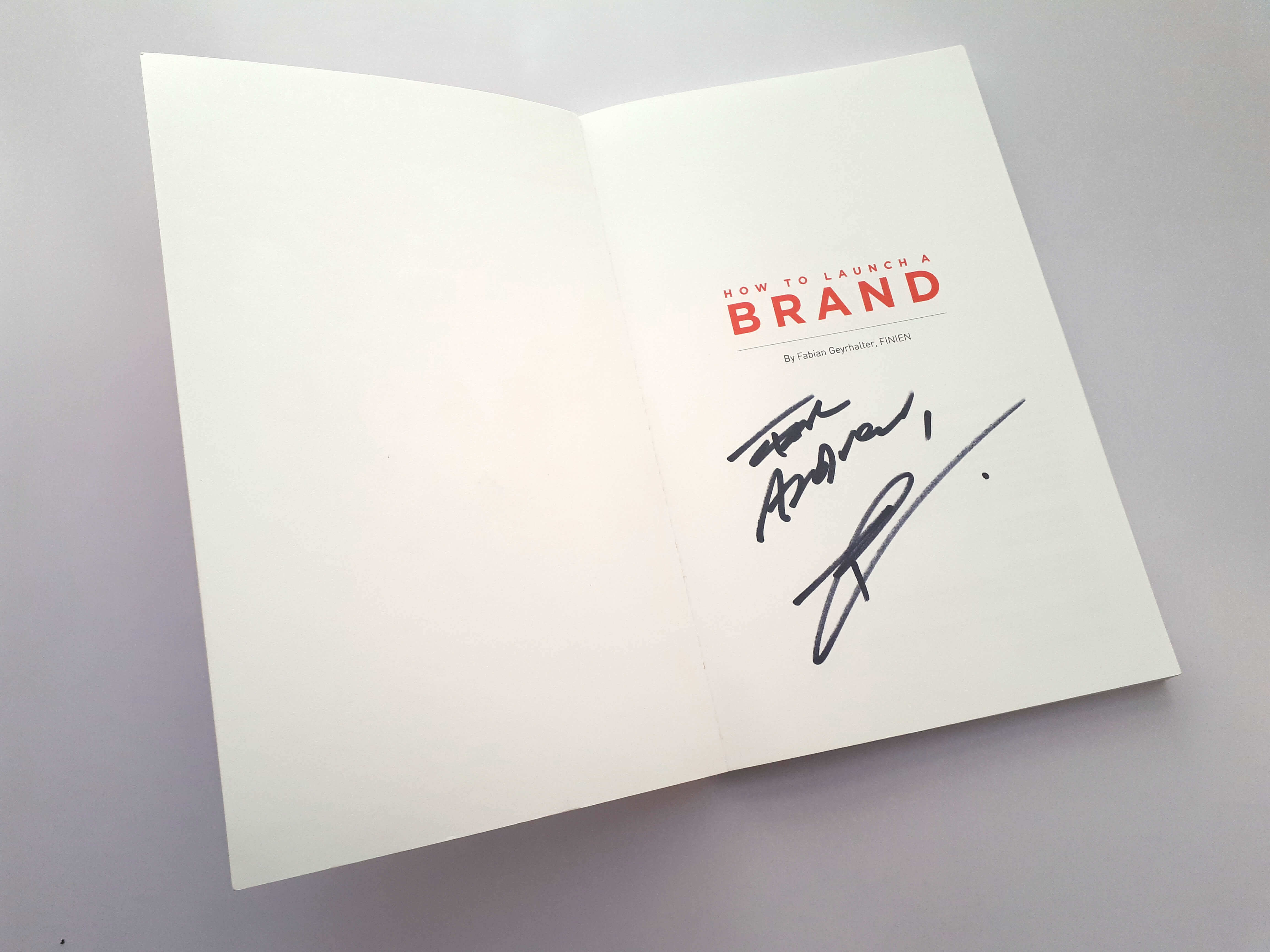 How to launch a brand by Fabian Geyrhalter