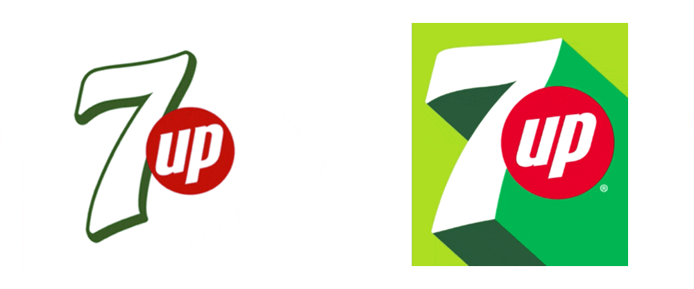 7Up Rebrand 2023 Logo Design