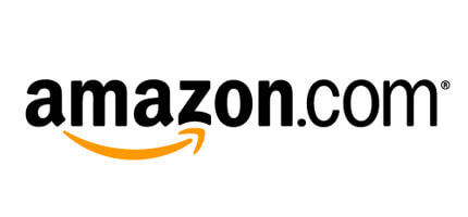 Amazon logo design history and evolution - 2000 to early 2012 Smiling amazon.com logo design