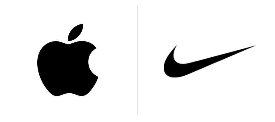 Apple, Nike Logo Design