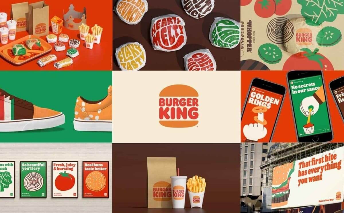 Burger King Rebrand - Logo Design & Packaging