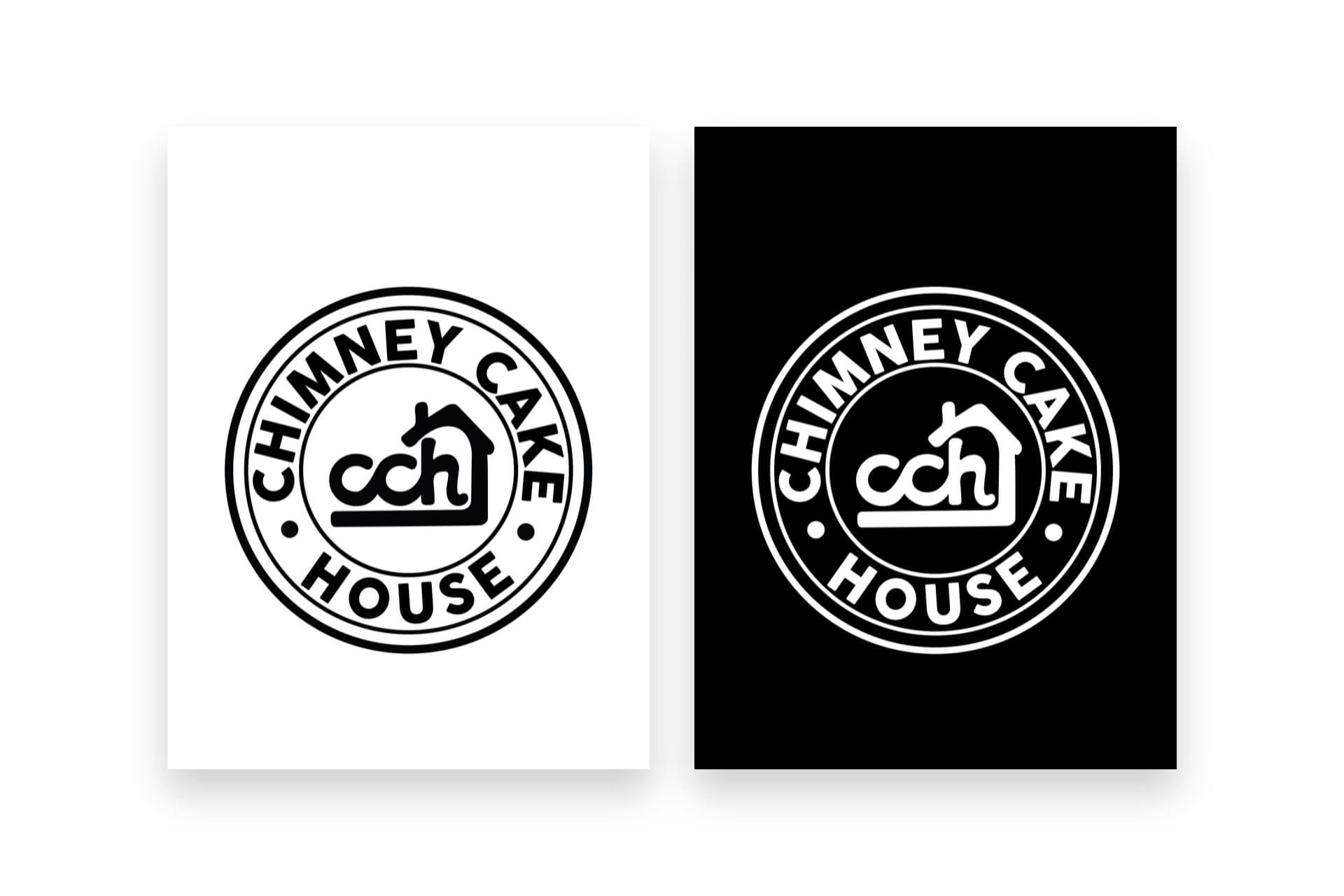 Chimney Cake House Logo Design
