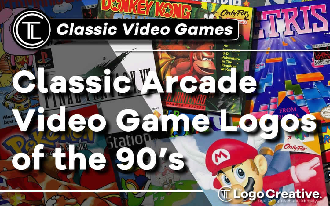 Classic Arcade Video Game Logos of the 90's - Logo Design