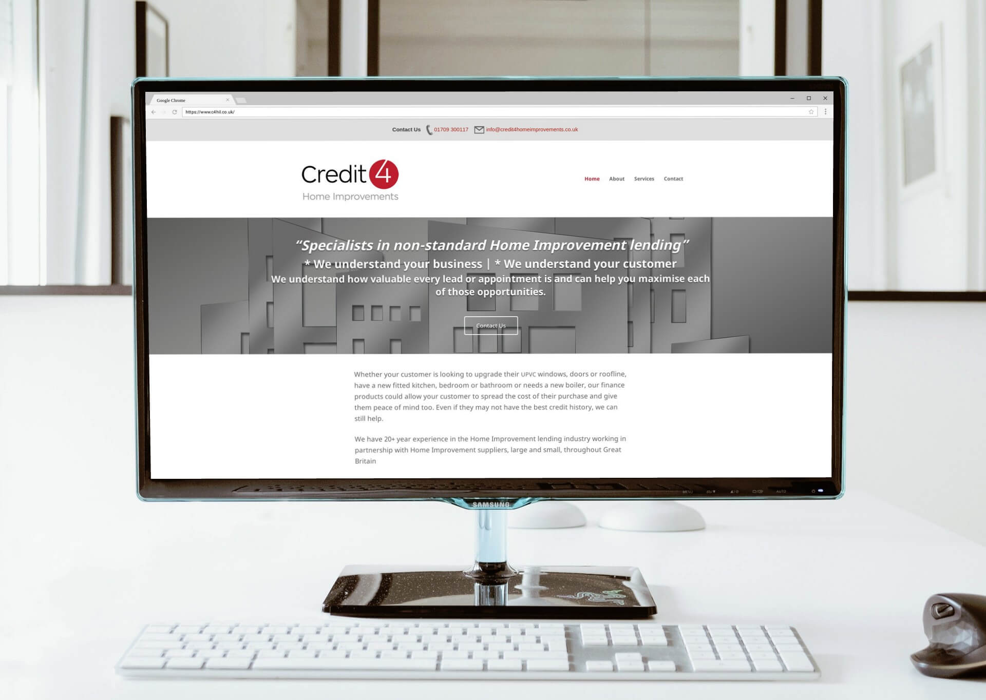 Credit4 Home Improvements Website Design and Development 