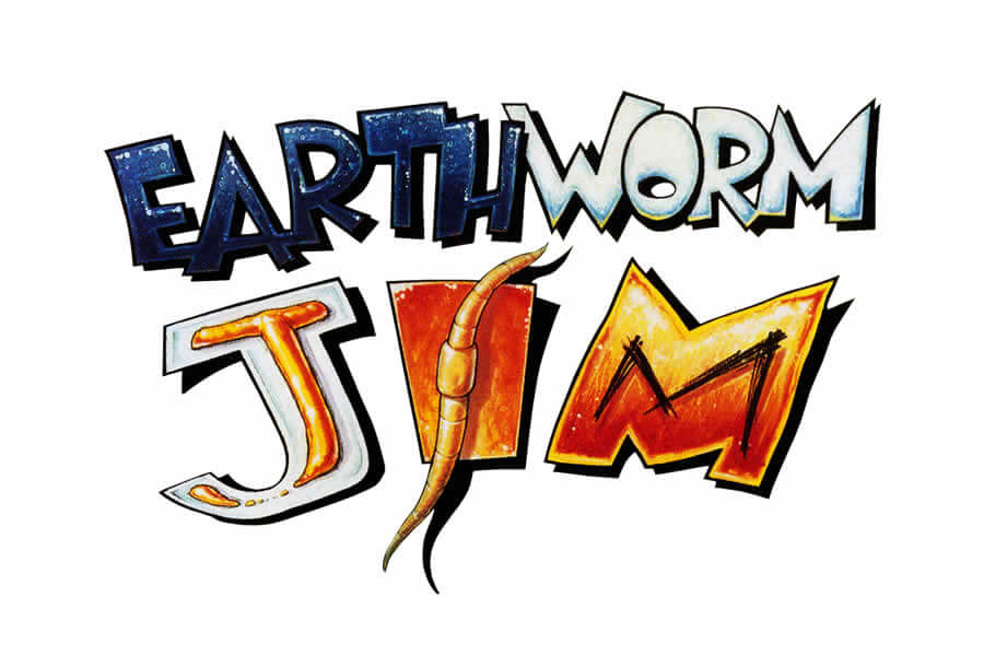 Earthworm Jim - Inspirational Arcade Game Logos of the 90’s-min
