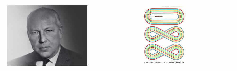 Erik Nitsche - General Dynamics Logos - Famous Logo Designers and Their Distinctive Style