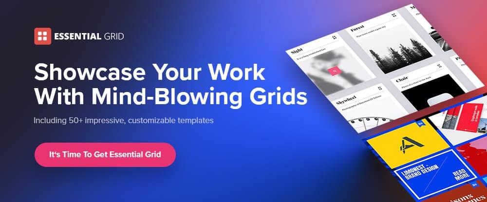 Essential Grid - WordPress grid plugin