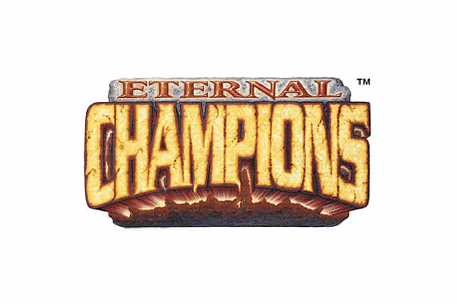 Eternal Champions logo design - Inspirational Arcade Game Logos of the 90’s