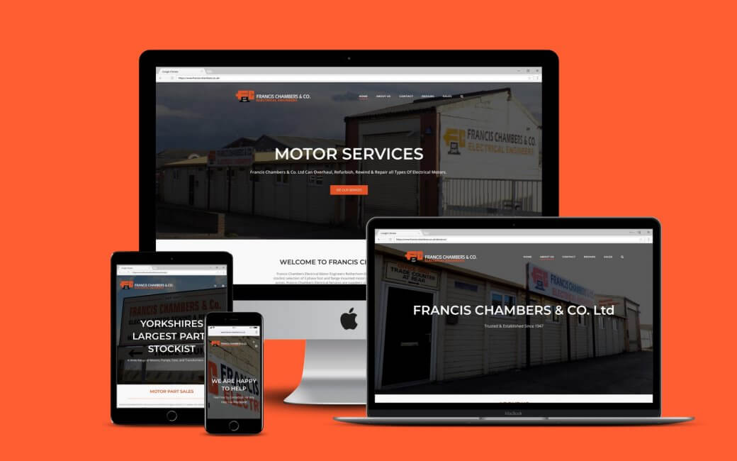 Francis Chambers Web design and Development