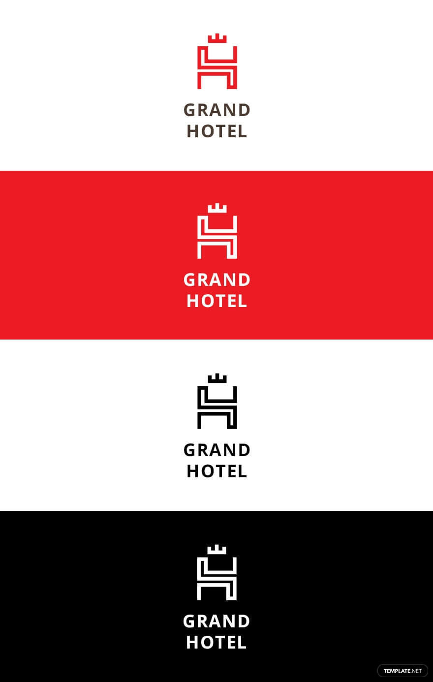 Grand Hotel Logo Template