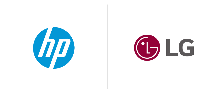 HP, LG Logo Design