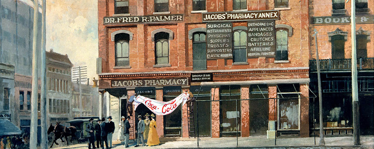 Jacobs’ Pharmacy the first place Coca-Cola Went on sale in 1886