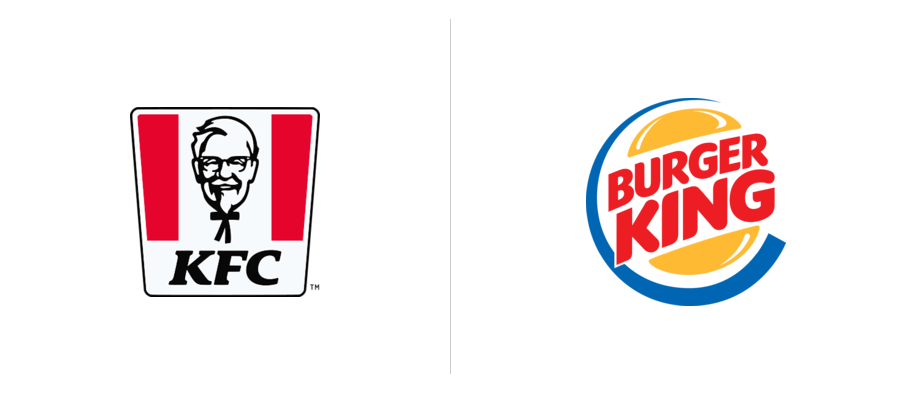 KFC, Burger King Logo Design