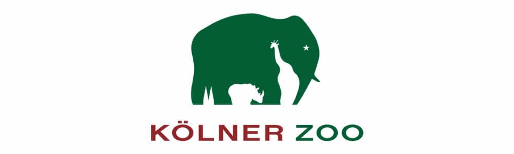 Kolner Zoo Negative Space Logo