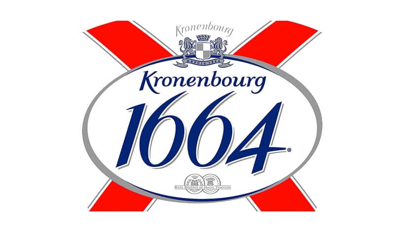 Kronenbourg 1664 Beer Logo Design-min