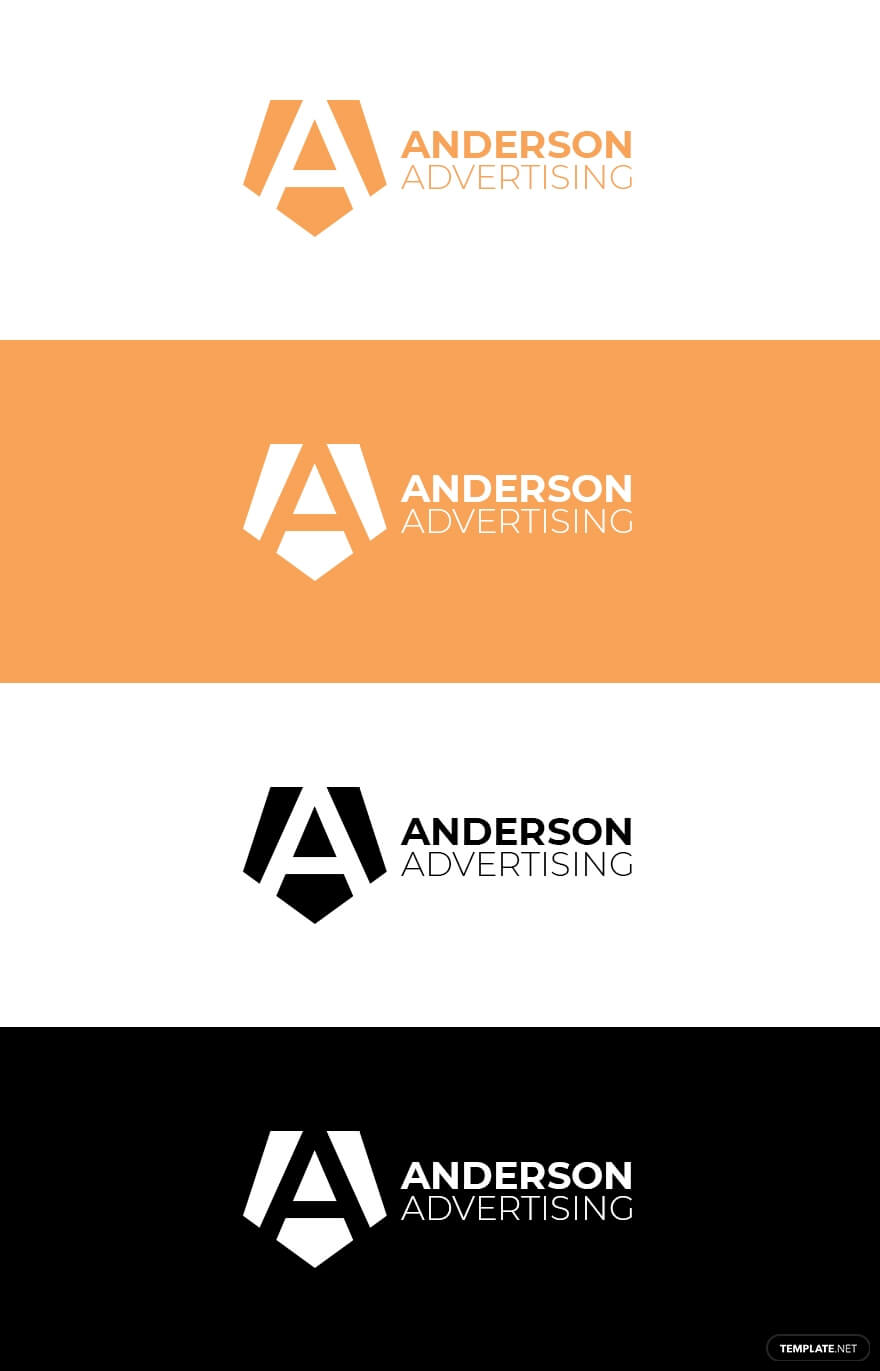 Advertising agency logo Design Template