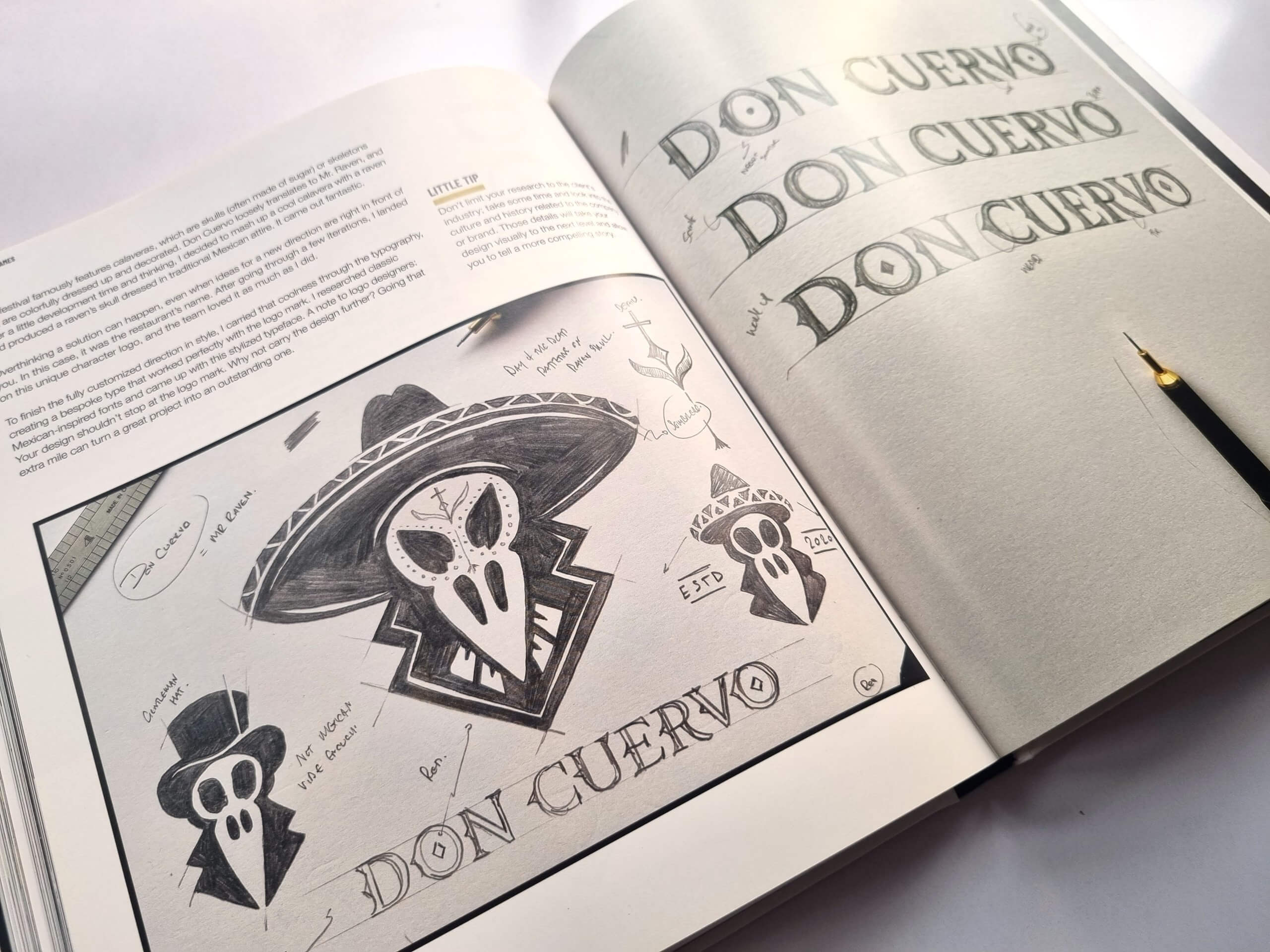 Logo Design Sketching - Book Review