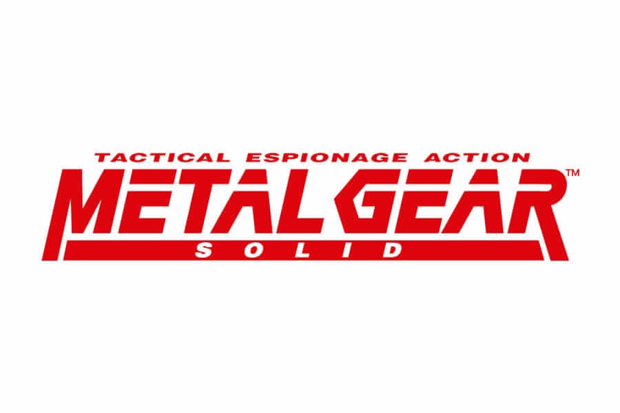 Metal Gear Solid logo design - Inspirational Arcade Game Logos of the 90’s-min