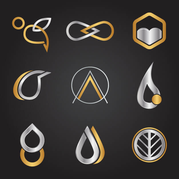 Metallic Logos