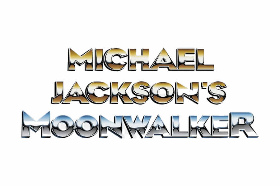 Michael Jackson - Moonwalker logo design - Inspirational Arcade Game Logos of the 90’s