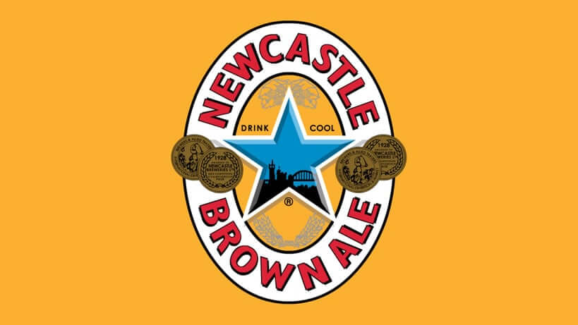 Newcastle Brown Ale Beer Logo Design-min