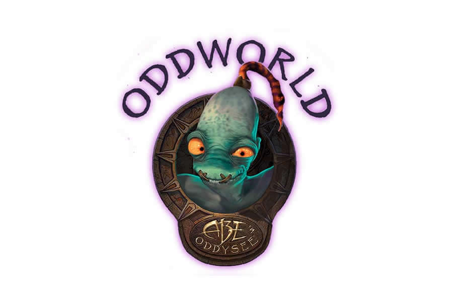 Oddworld - Abe's Oddysee logo design - Inspirational Arcade Game Logos of the 90’s-min