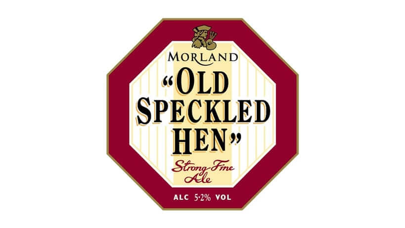 Old Speckled Hen Ale Beer Logo Design-min