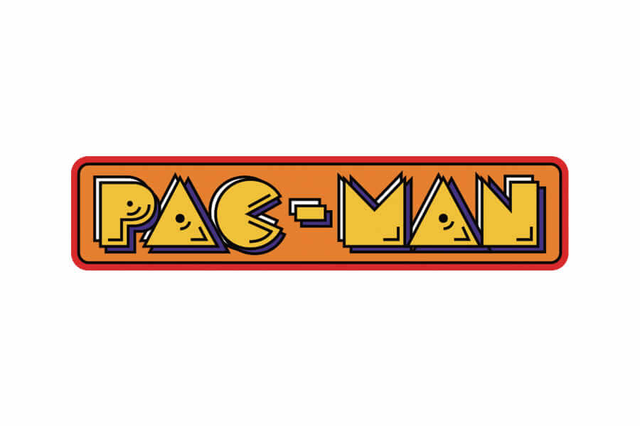Pac-Man logo design - Inspirational Arcade Game Logos of the 90’s