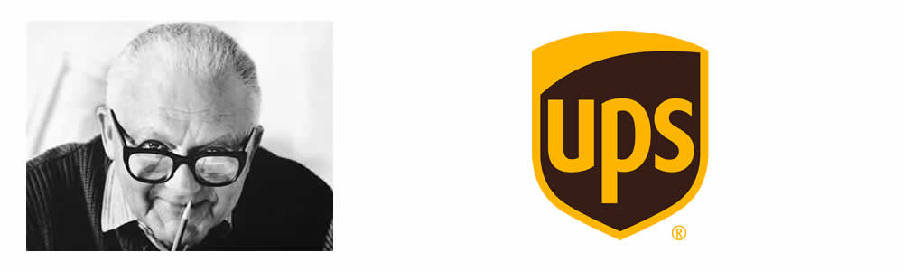 Paul Rnd - UPS Logo - Famous Logo Designers and Their Distinctive Style