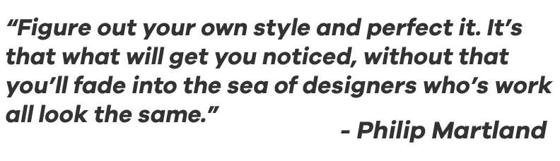 Philip Martland - Designer Quote