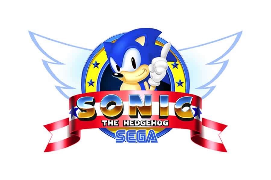 Sonic The Hedgehog logo design - Inspirational Arcade Game Logos of the 90’s-min