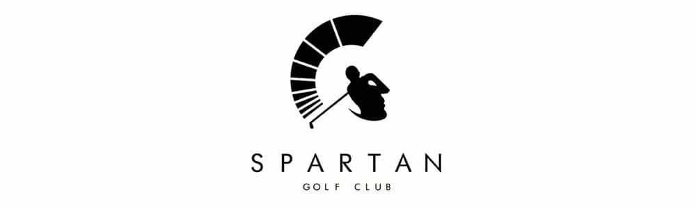 Spartan Golf Negative Space Logo