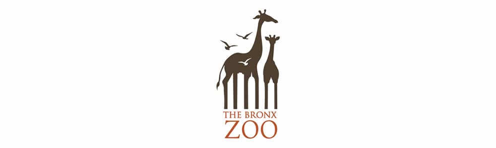 The Bronx Zoo Negative Space Logo