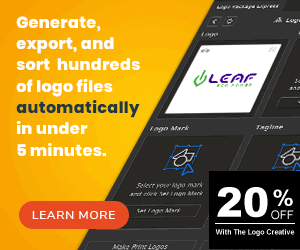 The Logo Package Express - Create, export, and sort hundreds of logo files in under 5 minutes!