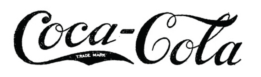 The Very First Trademarked Coca-Cola Logo