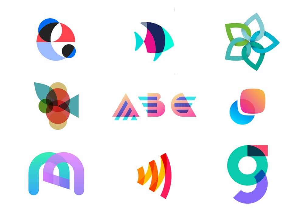 Top Logo Design Trends 2022 - overlapping Logo Design