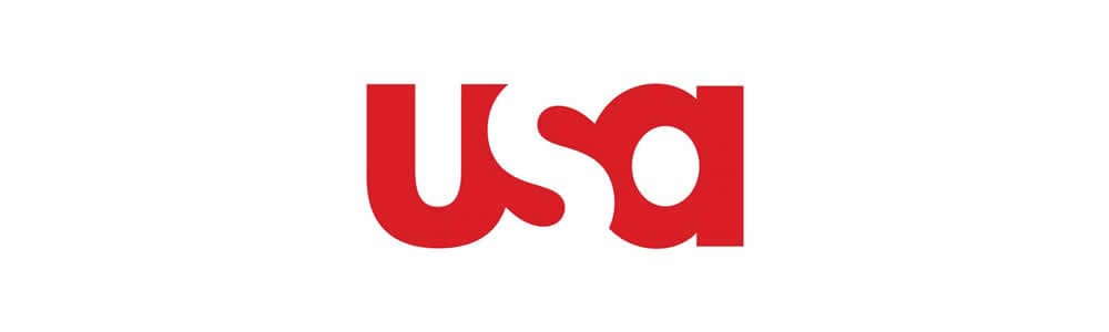 USA network Negative Space Logo