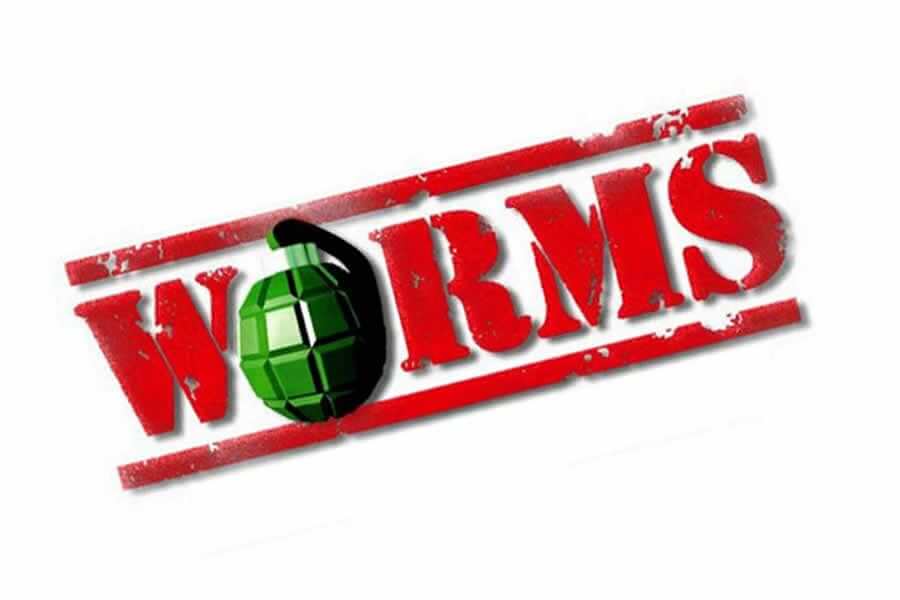 Worms - Inspirational Arcade Game Logos of the 90’s-min