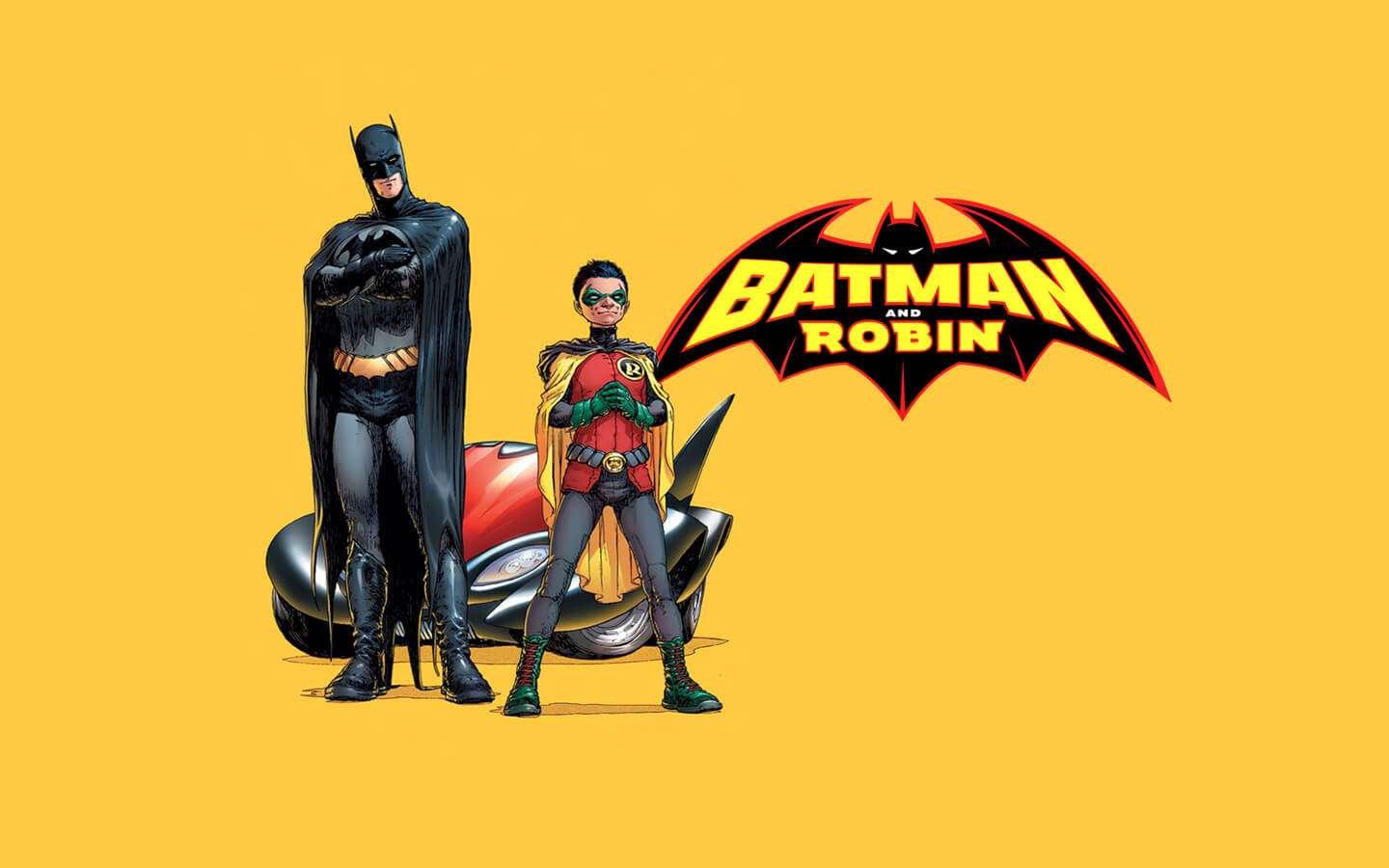 Grant Morrison Batman and Robin logo by Rian Hughes