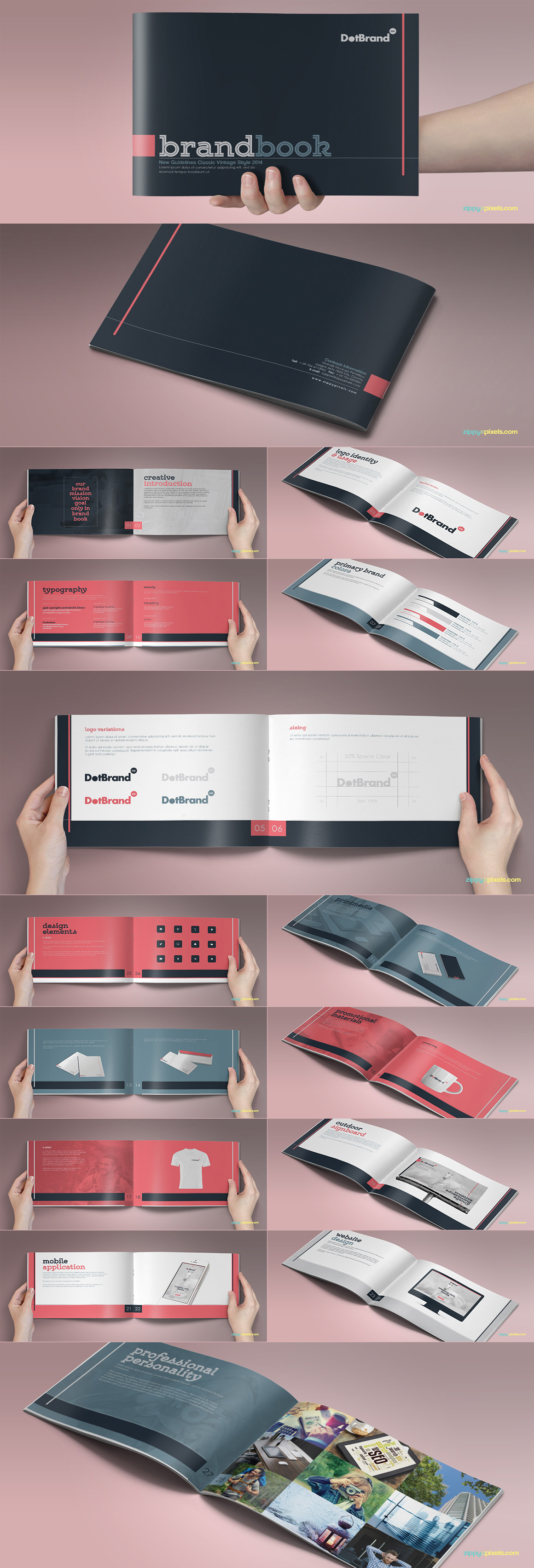 Style Guide & Brand Book Templates-strip8